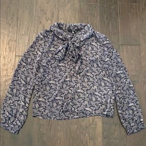 Forever 21 blouse with neck tie